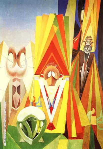 The Feast of the Gods, 1948 by Max Ernst | Oil Painting Reproduction