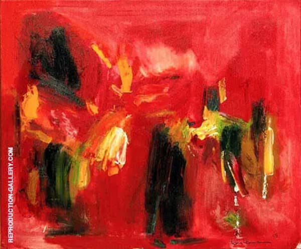 Festive Pink, 1959 by Hans Hofmann | Oil Painting Reproduction