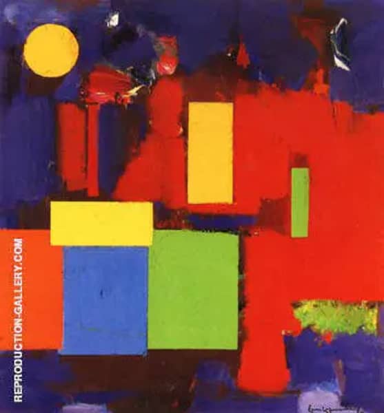 Rising Moon, 1965 by Hans Hofmann | Oil Painting Reproduction
