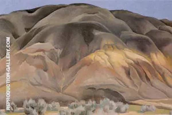 Grey Hill Forms by Georgia O'Keeffe | Oil Painting Reproduction