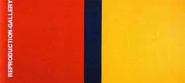 Who's Afraid of Red Yellow and Blue IV 1969-70 | Oil Painting Reproduction