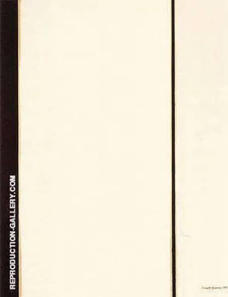 Sixth Station 1962 by Barnett Newman | Oil Painting Reproduction