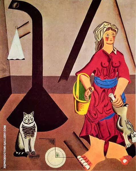 Farmers Wife 1922 by Joan Miro | Oil Painting Reproduction