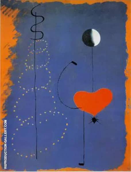 Ballerinas II - Dancers 1925 by Joan Miro | Oil Painting Reproduction