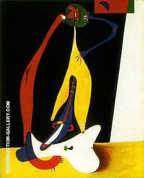 Seated Woman 1932 by Joan Miro | Oil Painting Reproduction