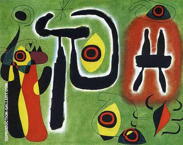 The Red Sun Gnaws at the Spider 1948 | Oil Painting Reproduction