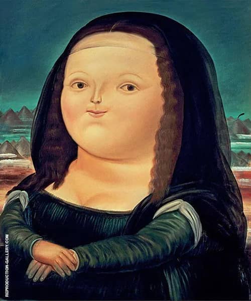 Mona Lisa by Fernando Botero | Oil Painting Reproduction