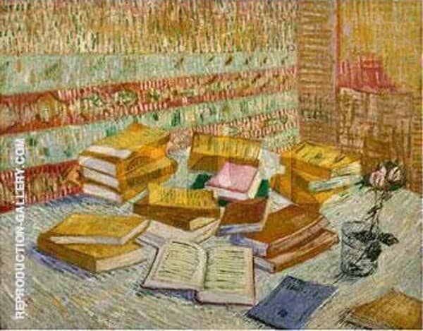 Parisian Novels Yellow Books 1887 | Oil Painting Reproduction