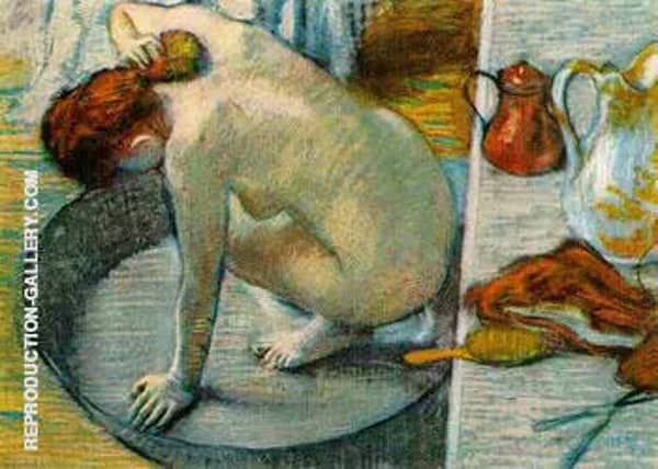 The Tub 1886 by Edgar Degas | Oil Painting Reproduction