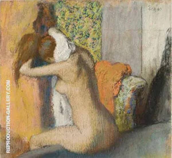 After the Bath, Woman Drying Her Nape 1895 | Oil Painting Reproduction