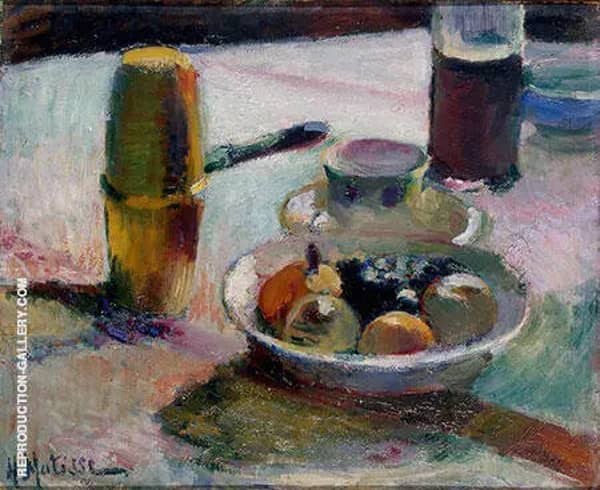 Fruit and Coffee Pot 1899 by Henri Matisse | Oil Painting Reproduction