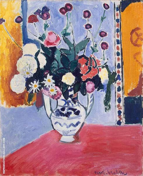 Vase with Two Handles 1907 by Henri Matisse | Oil Painting Reproduction