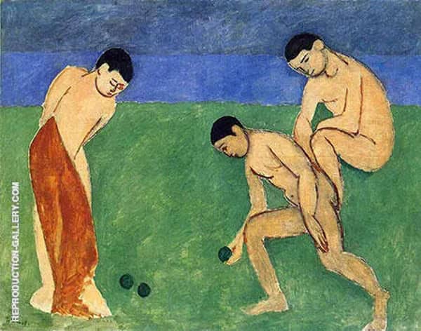 Game of Bowls 1908 by Henri Matisse | Oil Painting Reproduction