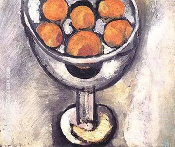 A Vase with Oranges 1916 by Henri Matisse | Oil Painting Reproduction