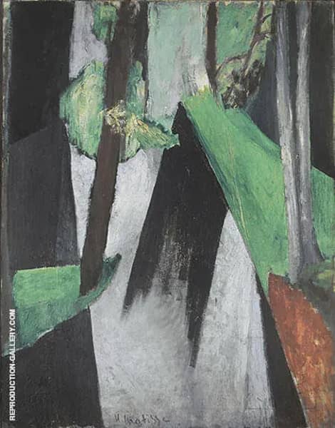 Shaft of Sunlight the Woods of Trivaux 1917 | Oil Painting Reproduction