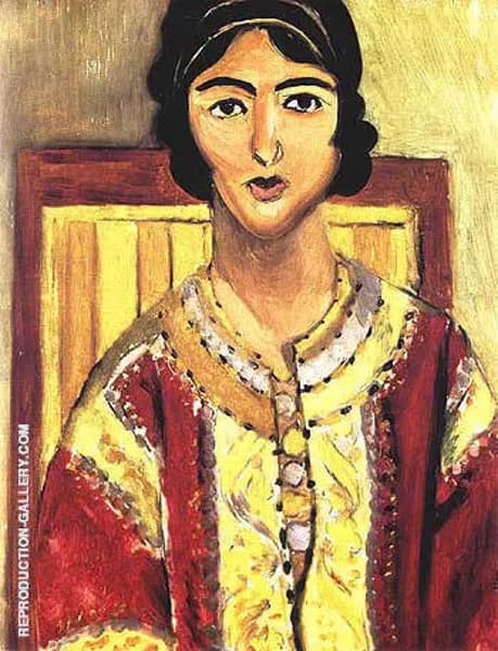 The Red Jacket 1917 by Henri Matisse | Oil Painting Reproduction