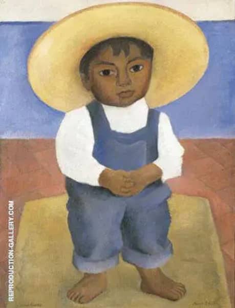 Retrato de Igancio Sanchez by Diego Rivera | Oil Painting Reproduction
