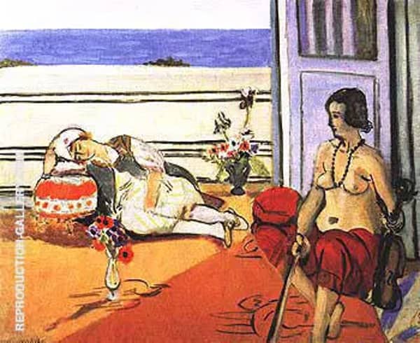 The Two Odalisques 1921 by Henri Matisse | Oil Painting Reproduction