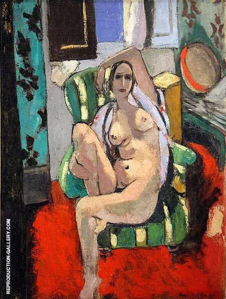 Odalisque with a Tambourine 1926 | Oil Painting Reproduction