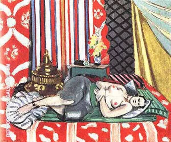 Odalisque with Gray Culottes 1926 | Oil Painting Reproduction