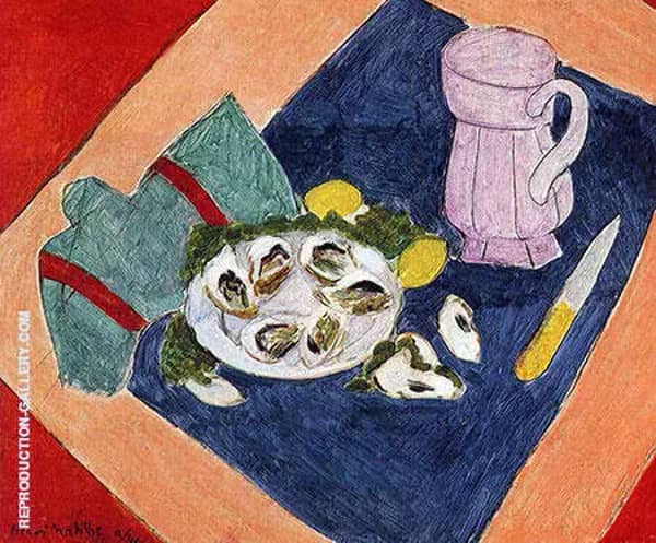Still Life with a Oysters 1940 | Oil Painting Reproduction