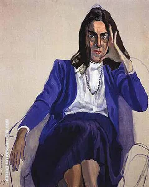 Betsy 1979 by Alice Neel | Oil Painting Reproduction