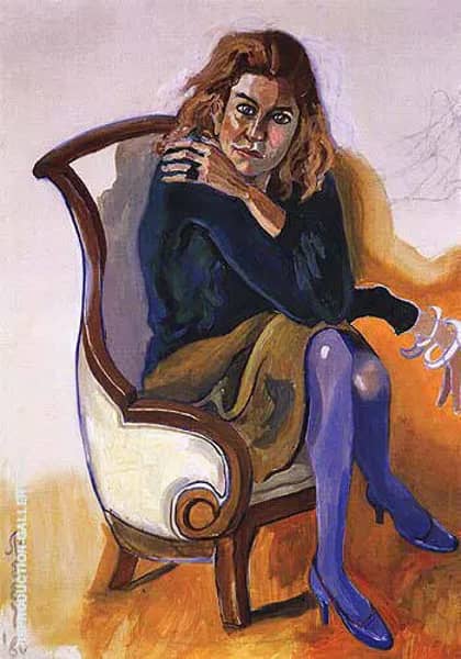 Toni Schulman 1980 by Alice Neel | Oil Painting Reproduction