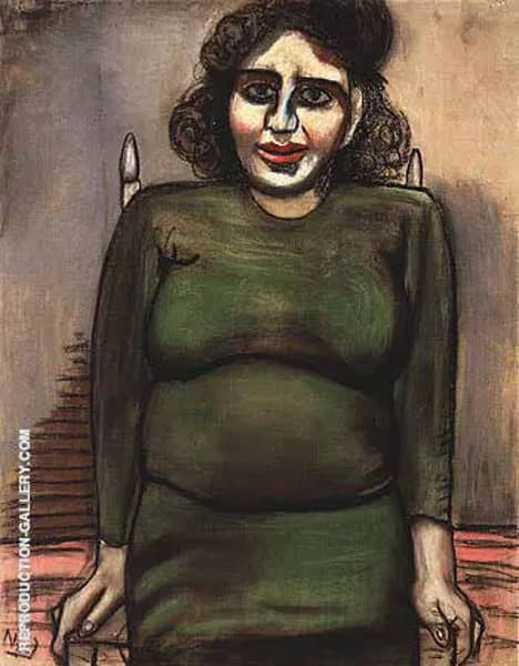 Blanche Angel Pregnant 1937 by Alice Neel | Oil Painting Reproduction