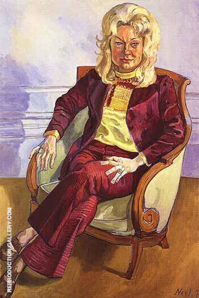 June Blum 1972 by Alice Neel | Oil Painting Reproduction