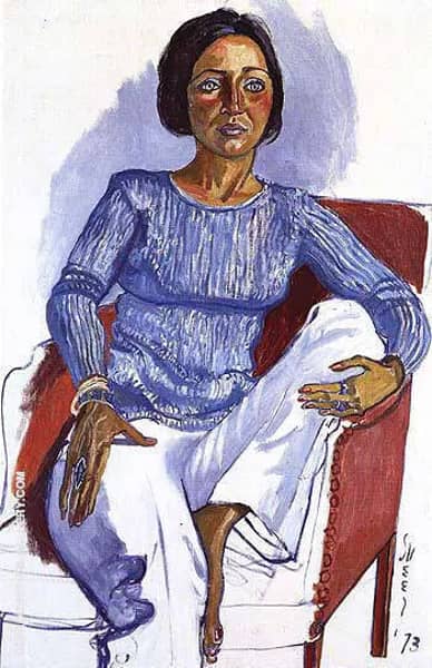Dianne Vanderlip 1973 by Alice Neel | Oil Painting Reproduction