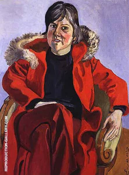 Mary Beebe 1975 by Alice Neel | Oil Painting Reproduction