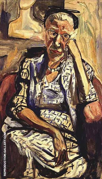 The Baron's Aunt 1959 by Alice Neel | Oil Painting Reproduction