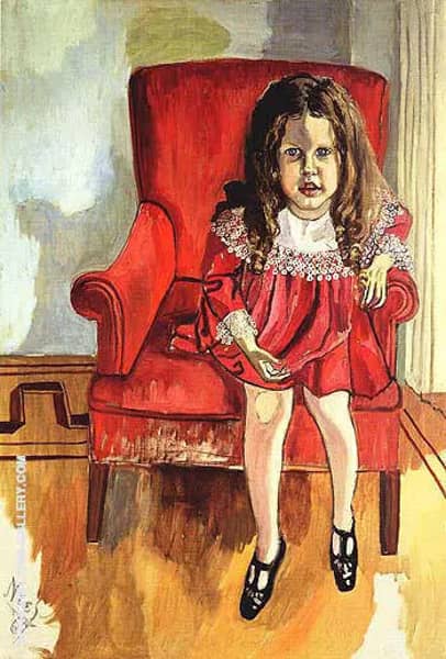 Clement Greenberg's Daughter 1967 | Oil Painting Reproduction