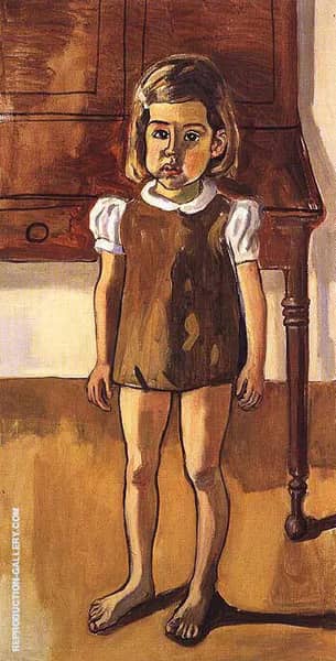 Olivia 1970 by Alice Neel | Oil Painting Reproduction