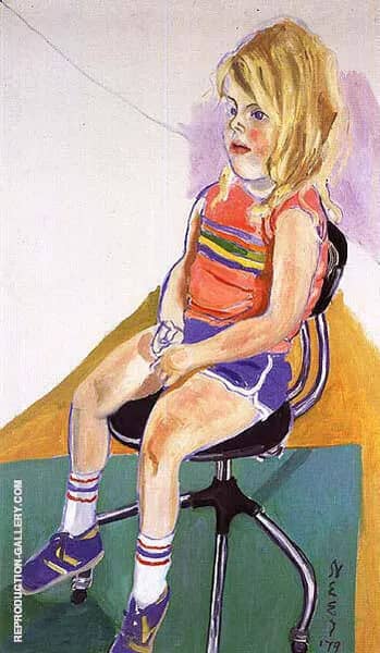 Victoria 1979 by Alice Neel | Oil Painting Reproduction