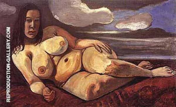 Sue Seely Nude 1943 by Alice Neel | Oil Painting Reproduction