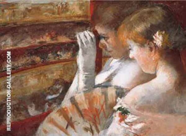 In the Box 1879 by Mary Cassatt | Oil Painting Reproduction
