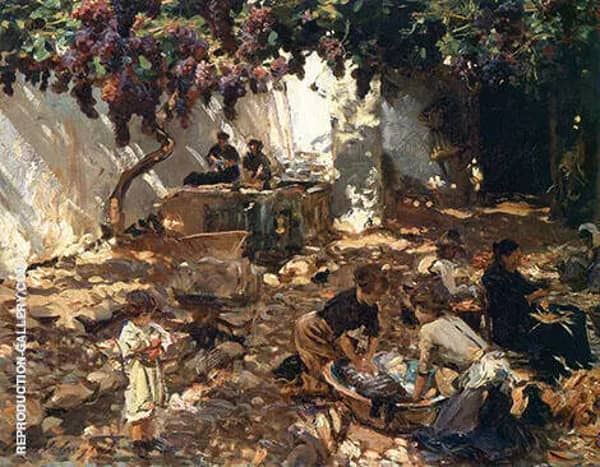 Women at Work 1910 by John Singer Sargent | Oil Painting Reproduction