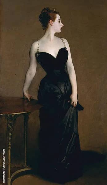 Portrait of Madame X by John Singer Sargent | Oil Painting Reproduction