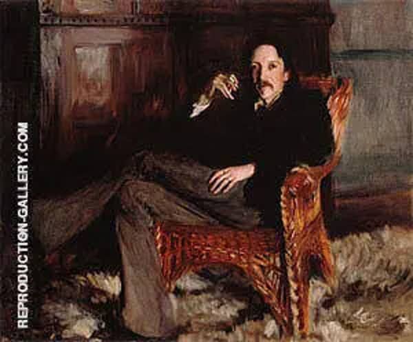 Robert Louis Stevenson 1887 | Oil Painting Reproduction