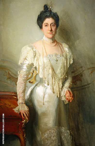 Portrait of Mrs Asher B Wertheimer 1898 | Oil Painting Reproduction