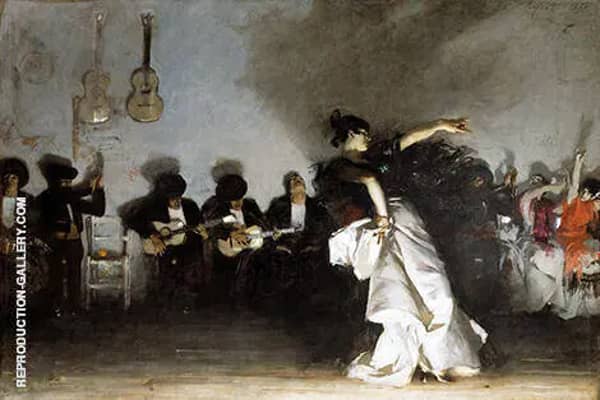 El Jaleo 1882 by John Singer Sargent | Oil Painting Reproduction
