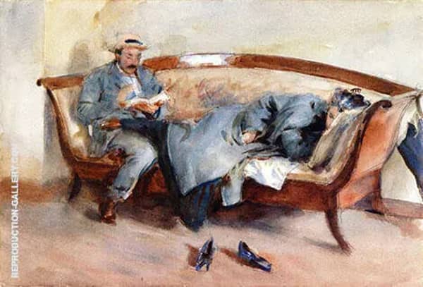 A Rainy Day 1909 by John Singer Sargent | Oil Painting Reproduction