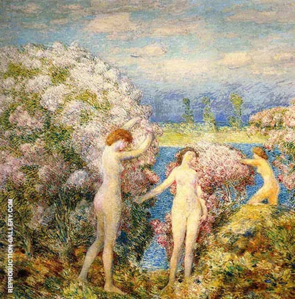 June 1905 by Childe Hassam | Oil Painting Reproduction