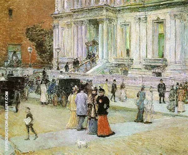 The Manhattan Club The Stewart Mansion 1891 | Oil Painting Reproduction