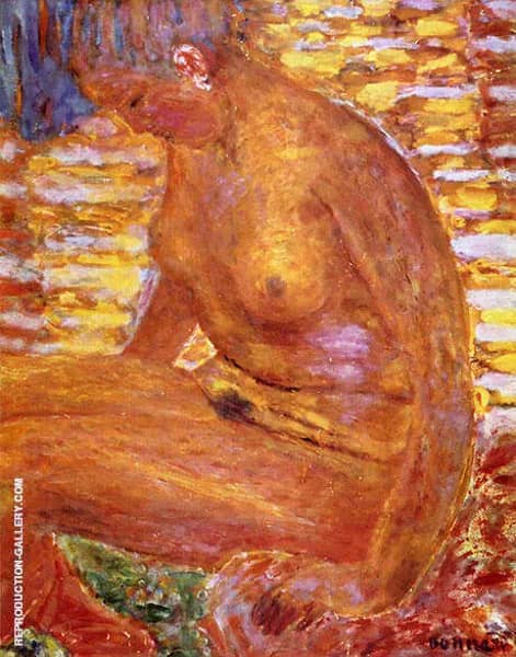 Sombre Nude 1939 by Pierre Bonnard | Oil Painting Reproduction