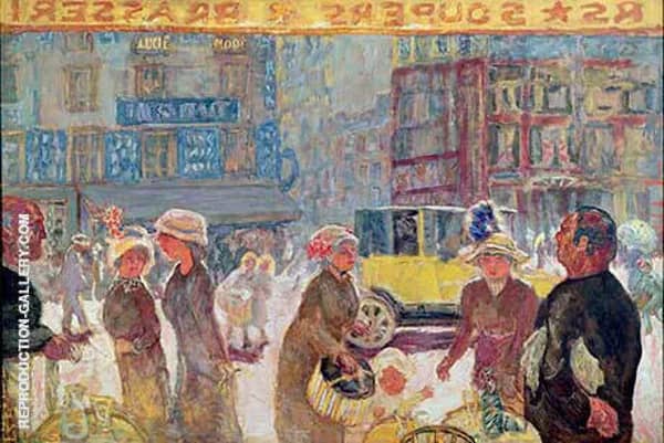 The Place Clichy 1912 by Pierre Bonnard | Oil Painting Reproduction