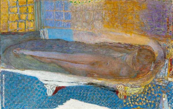 Nude in the Bath 1936 by Pierre Bonnard | Oil Painting Reproduction