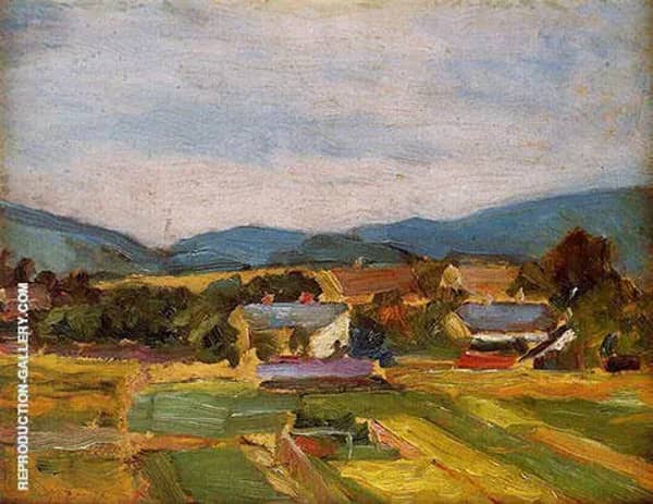 Landscape in Lower Austria 1907 | Oil Painting Reproduction