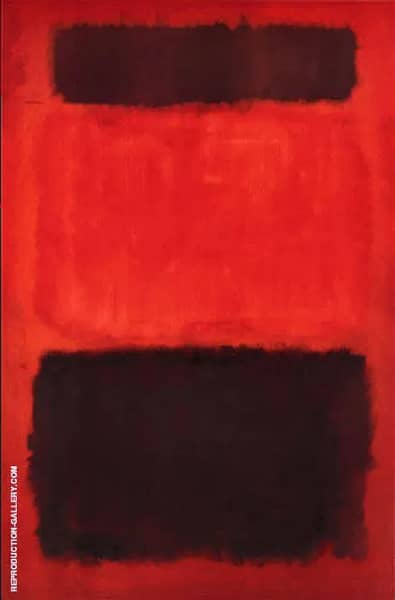 Brown and Blacks in Red 1957 | Oil Painting Reproduction